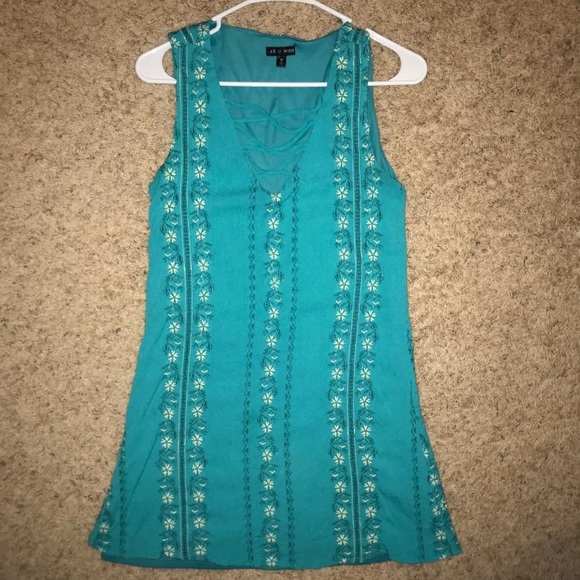 Turquoise dress - Picture 1 of 3